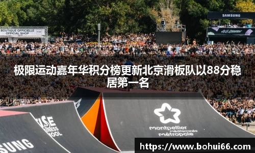 极限运动嘉年华积分榜更新北京滑板队以88分稳居第一名