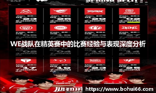 WE战队在精英赛中的比赛经验与表现深度分析